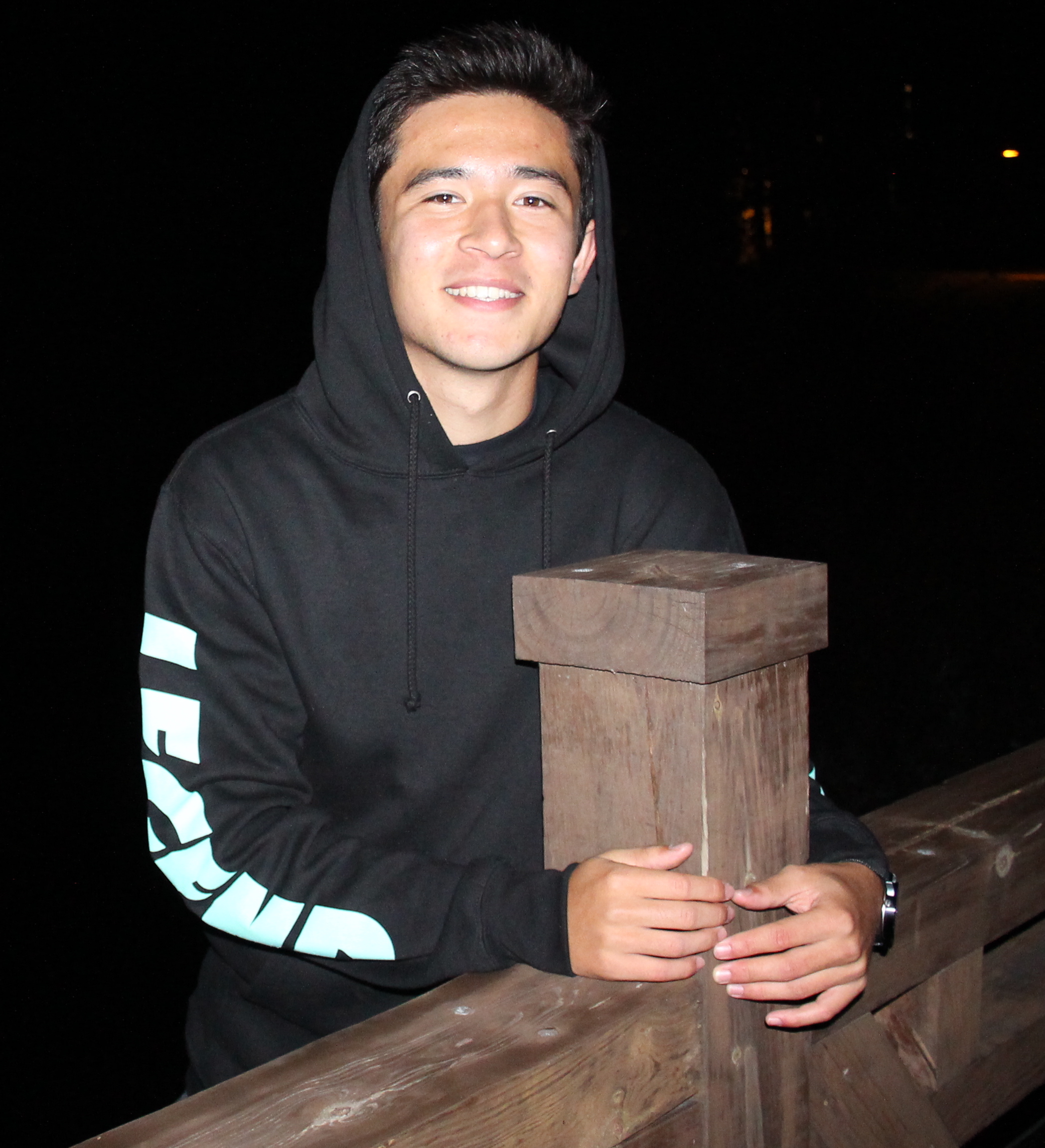 man smiling at camera